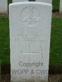 Wulverghem-Lindenhoek Road Military Cemetery - Stack, E