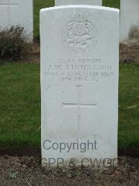 Wulverghem-Lindenhoek Road Military Cemetery - Strickland, J W