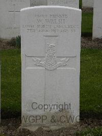 Wulverghem-Lindenhoek Road Military Cemetery - Walsh, W