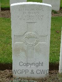 Wulverghem-Lindenhoek Road Military Cemetery - Ward, Harry