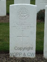 Wulverghem-Lindenhoek Road Military Cemetery - Warhurst, H