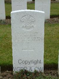 Wulverghem-Lindenhoek Road Military Cemetery - Watson, Harry