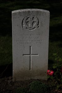Houplines Communal Cemetery Extension - Algar, A A