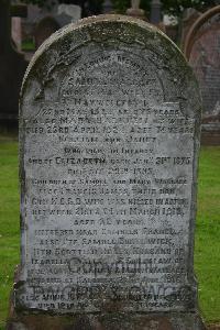 Dumfries Cemetery - White, William