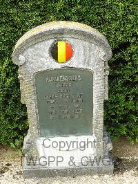 Le Mans West Cemetery - Adriaenssens, FranÃ§ois