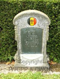 Le Mans West Cemetery - Algoet, Edmond