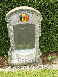 Le Mans West Cemetery - Declercq, Cyrille