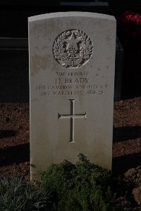 Bois Grenier Communal Cemetery - Brady, Henry