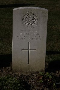 Bois Grenier Communal Cemetery - Church, R J