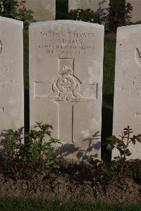 Coxyde Military Cemetery - Adams, Frederick