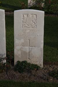 Coxyde Military Cemetery - Dale, Walter