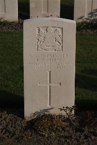 Coxyde Military Cemetery - Whiley, James