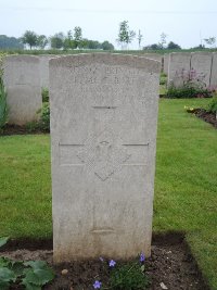 Peronne Road Cemetery Maricourt - Bale, T. McD.