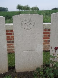 Peronne Road Cemetery Maricourt - Ball, W H