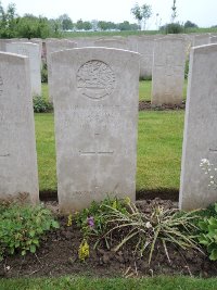 Peronne Road Cemetery Maricourt - Barton, Frederick Harold
