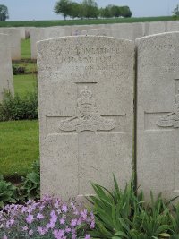 Peronne Road Cemetery Maricourt - Barton, J H