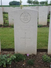 Peronne Road Cemetery Maricourt - Baxter, W