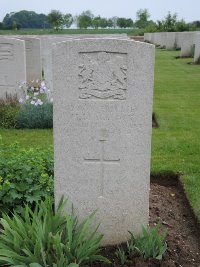 Peronne Road Cemetery Maricourt - Blacklock, Herbert