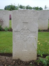 Peronne Road Cemetery Maricourt - Brooke, Charles Berjew