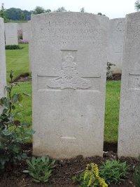 Peronne Road Cemetery Maricourt - Burrows, Edmund William Montagu