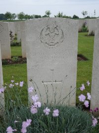 Peronne Road Cemetery Maricourt - Busby, W A
