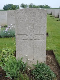 Peronne Road Cemetery Maricourt - Calligan, J
