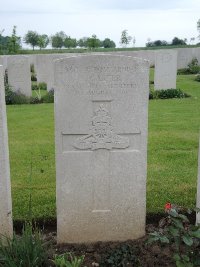 Peronne Road Cemetery Maricourt - Carter, J