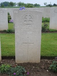 Peronne Road Cemetery Maricourt - Critchley, W