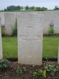 Peronne Road Cemetery Maricourt - Cusack, T