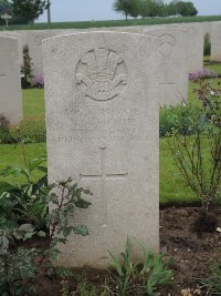 Peronne Road Cemetery Maricourt - Deloche, F P