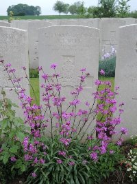Peronne Road Cemetery Maricourt - Edey, A F
