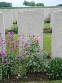 Peronne Road Cemetery Maricourt - Evans, S