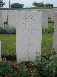 Peronne Road Cemetery Maricourt - Eyden, H