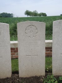 Peronne Road Cemetery Maricourt - Fleming, J
