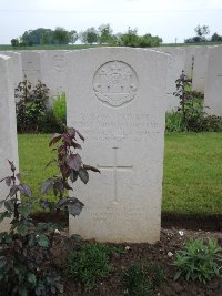 Peronne Road Cemetery Maricourt - Fountain, Sidney Thomas