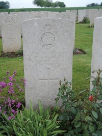 Peronne Road Cemetery Maricourt - Garrad, W A
