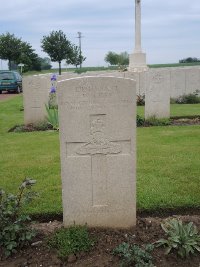 Peronne Road Cemetery Maricourt - Giles, W