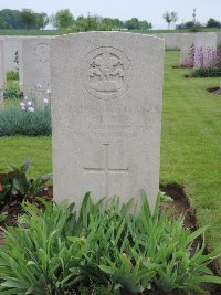 Peronne Road Cemetery Maricourt - Glover, J