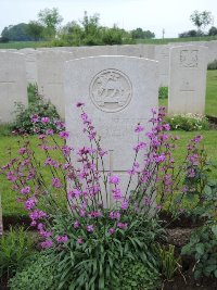 Peronne Road Cemetery Maricourt - Hallett, Charles
