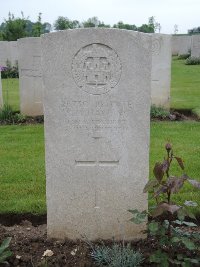 Peronne Road Cemetery Maricourt - Harding, A H