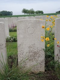 Peronne Road Cemetery Maricourt - Harris, Reginald Cyril Thomas