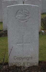 Peronne Road Cemetery Maricourt - Hartley, Alfred