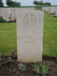 Peronne Road Cemetery Maricourt - Hedley, W