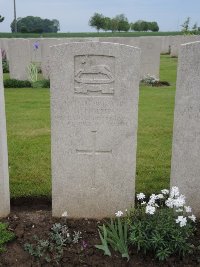 Peronne Road Cemetery Maricourt - Holmes, Harry