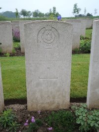 Peronne Road Cemetery Maricourt - Hughes, Frederick Tibbot