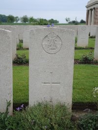 Peronne Road Cemetery Maricourt - Hughes, T