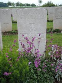 Peronne Road Cemetery Maricourt - Hunter, Thomas Eugene