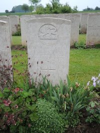 Peronne Road Cemetery Maricourt - Irving, Richard