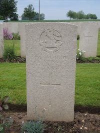Peronne Road Cemetery Maricourt - Johnson, E
