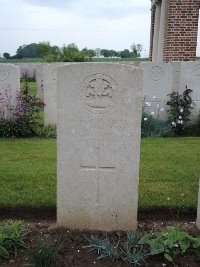 Peronne Road Cemetery Maricourt - Johnson, J W